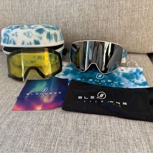 Blenders Eyewear Men's Black and Silver Goggles